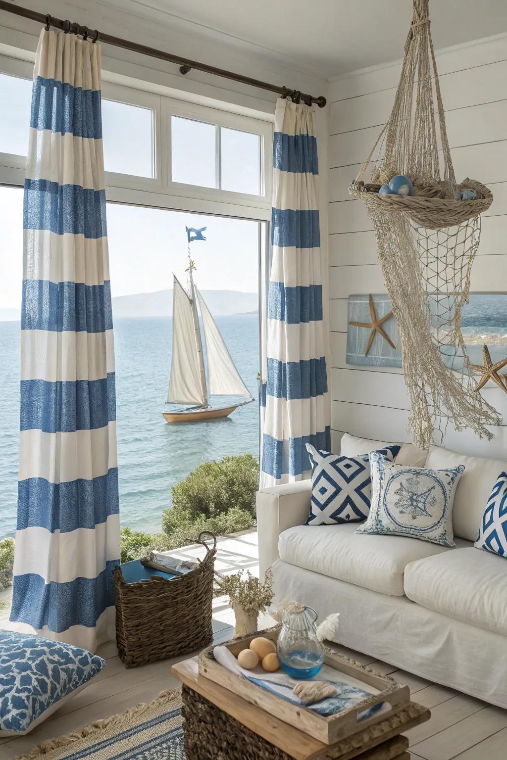 Seashore and maritime themes accentuate the Hellenic seaside charm.