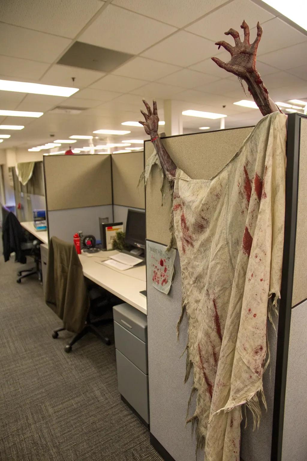 Endure the undead apocalypse with inventive and terrifying embellishments.