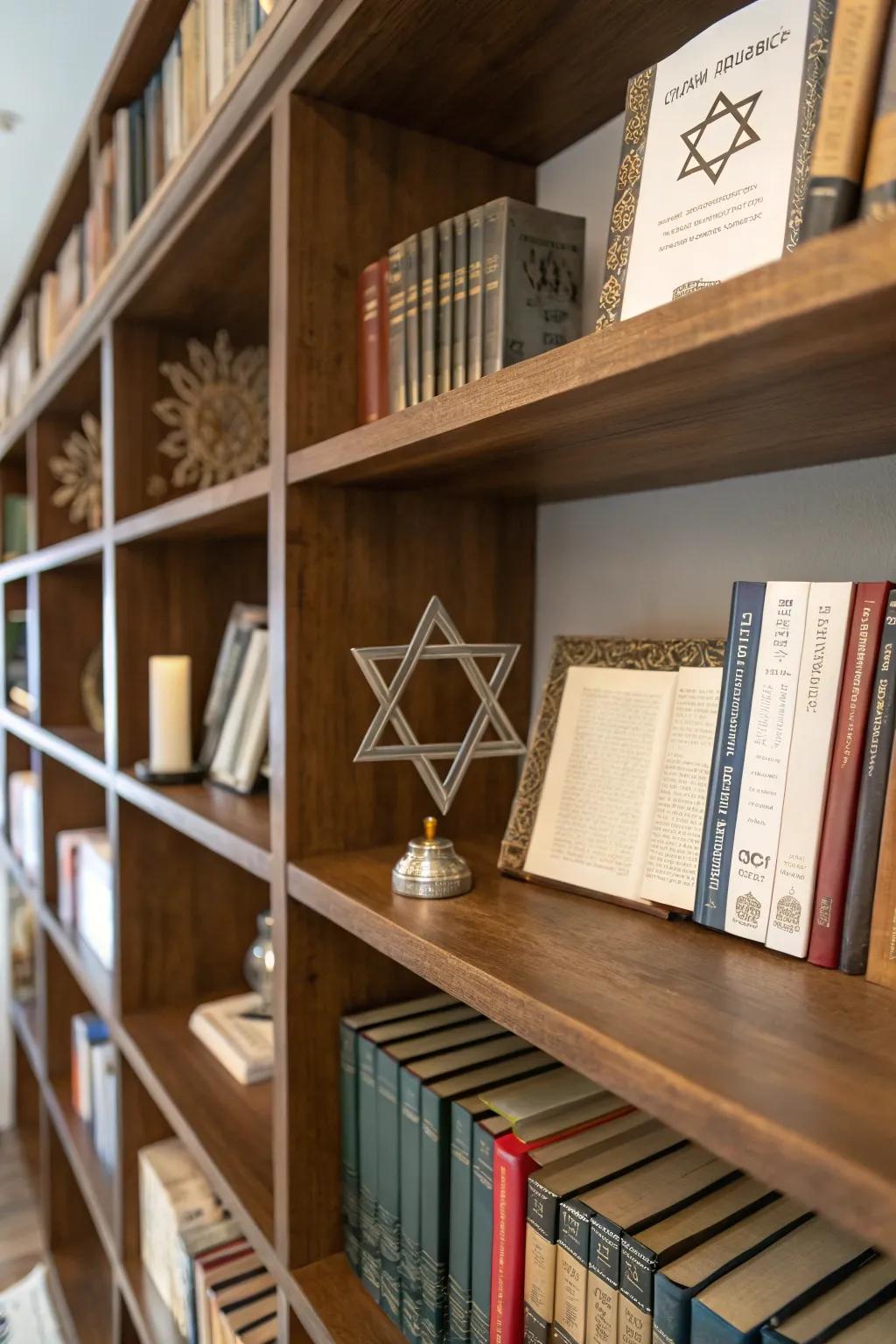 Add sophisticated David's Star embellishments.