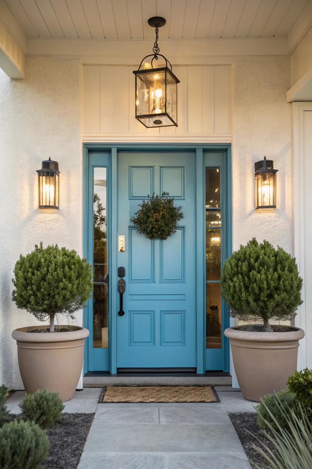 A vibrant entryway immediately establishes your home's unique style narrative.