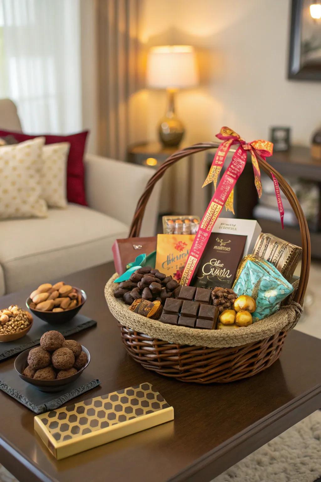 An upscale treat assortment to savor during the move-in transition.