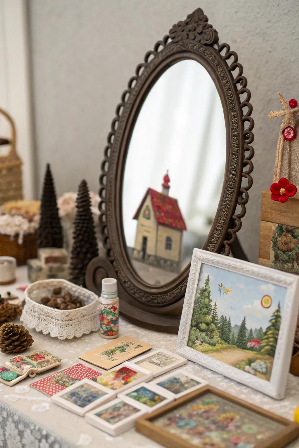 A mirror gallery facade exhibits your exceptional ornamental panache.