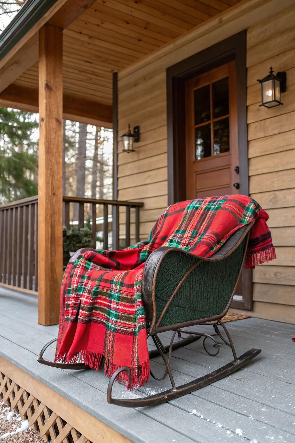 A snug sled showcasing a checkered wrap