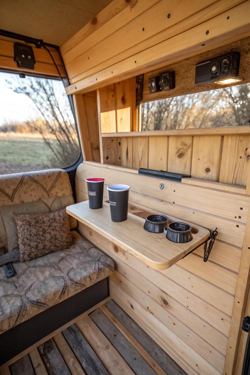 Beverage supports furnish practicality and mitigate the incidence of spills.