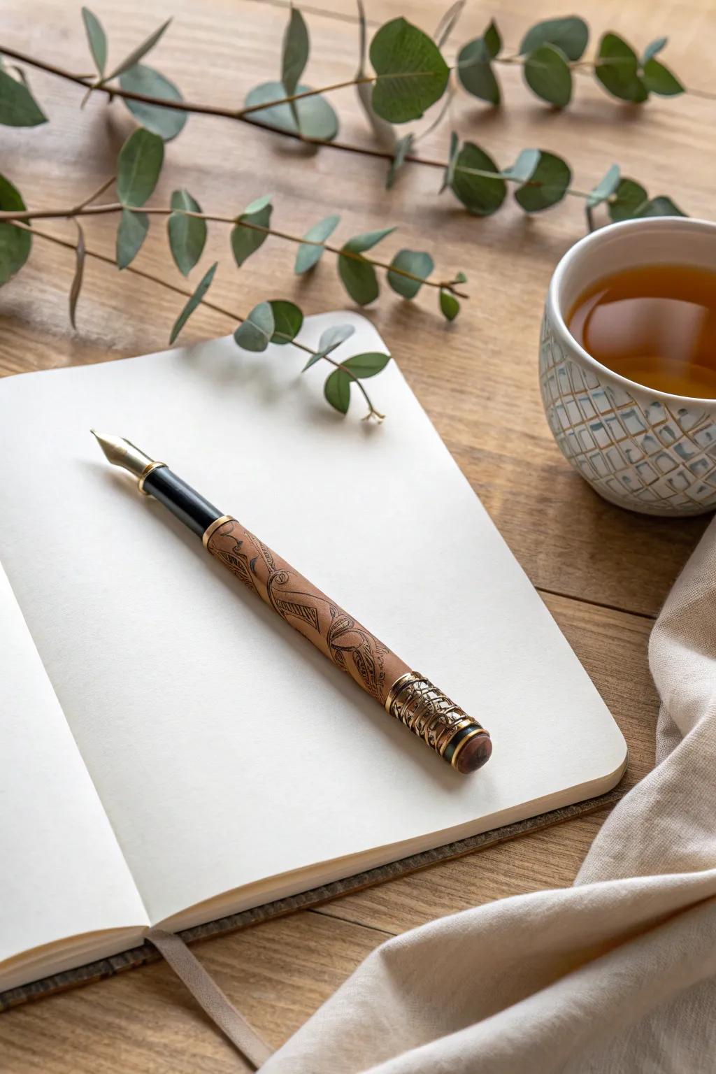 Elevate your journaling experience with tools that inspire creativity and elegance. #MinimalistWriting #ScandiBoho