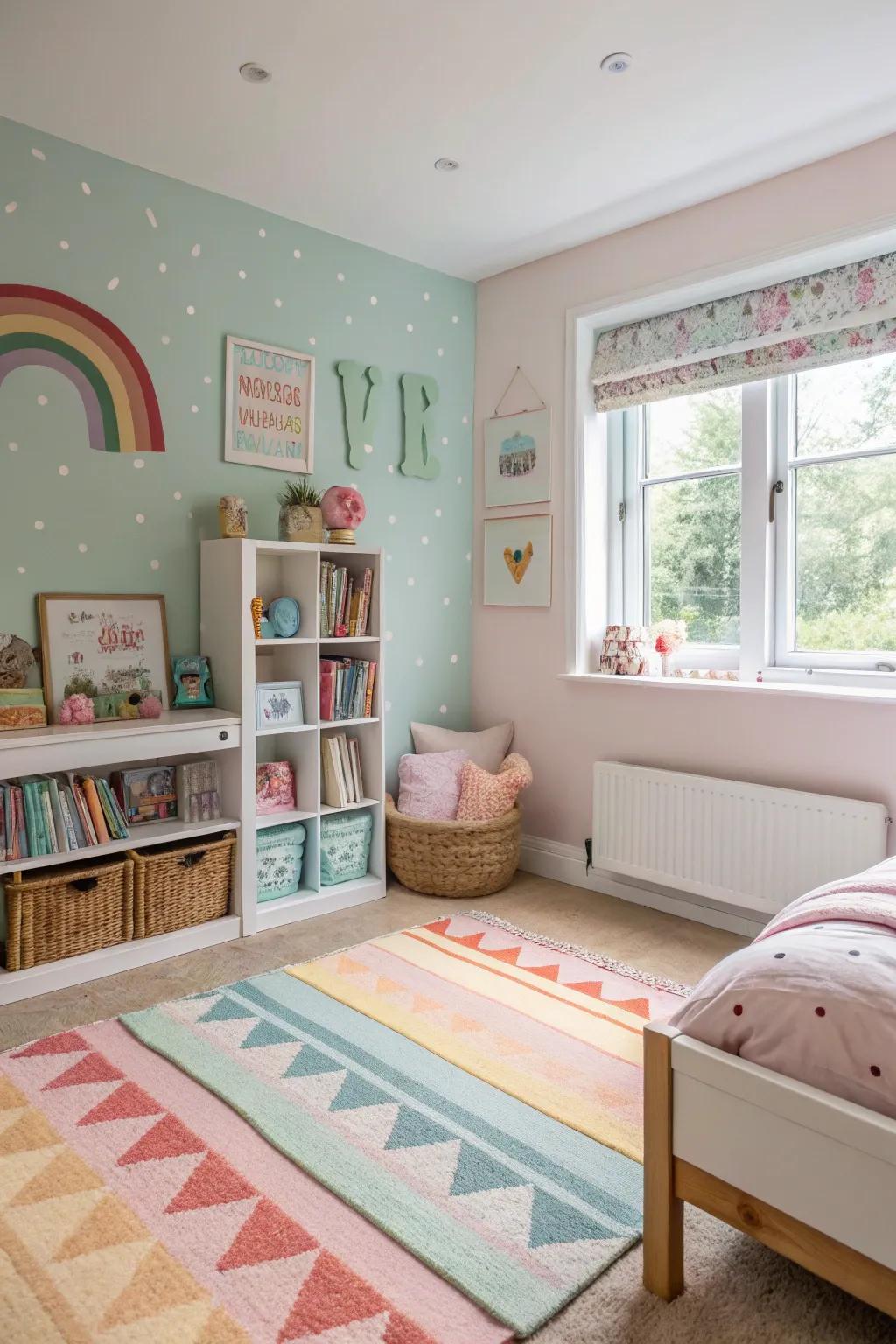 Light hues create a serene and welcoming environment.