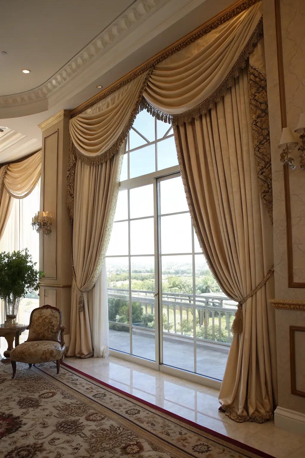 Custom curtains for a tailored match.