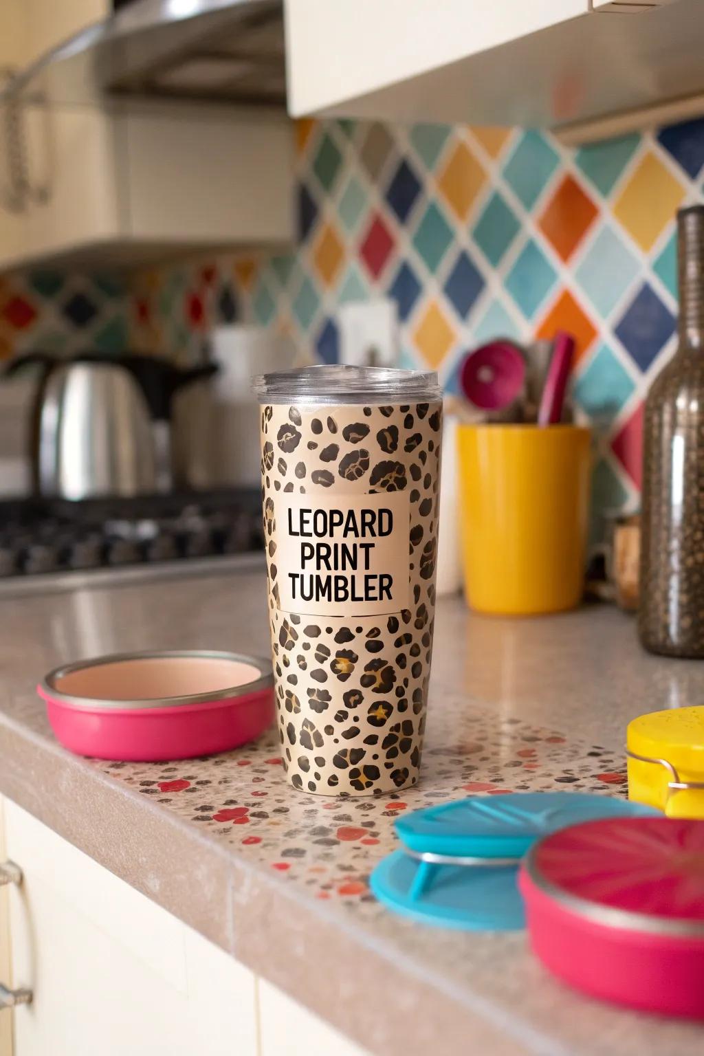 Get a motivational boost with a playful saying on your cup.