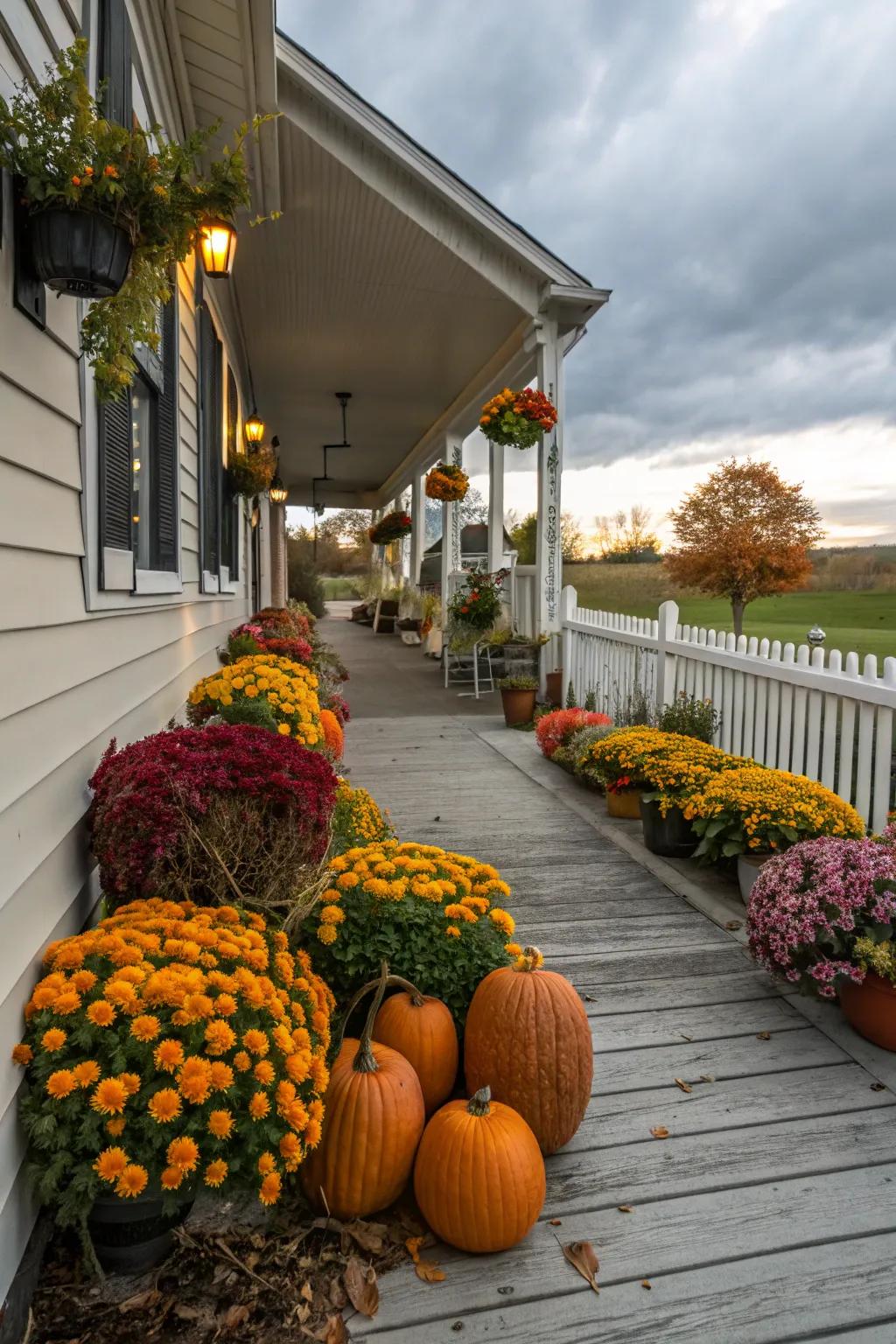 Seasonal decor ensures a porch remains fresh and inviting throughout the year.