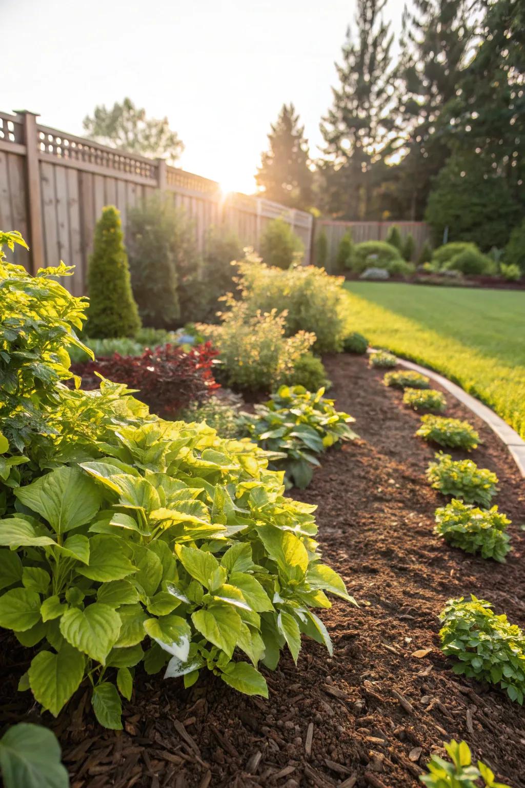 Ground cover and mulch are essential for a vibrant, easy-care garden.