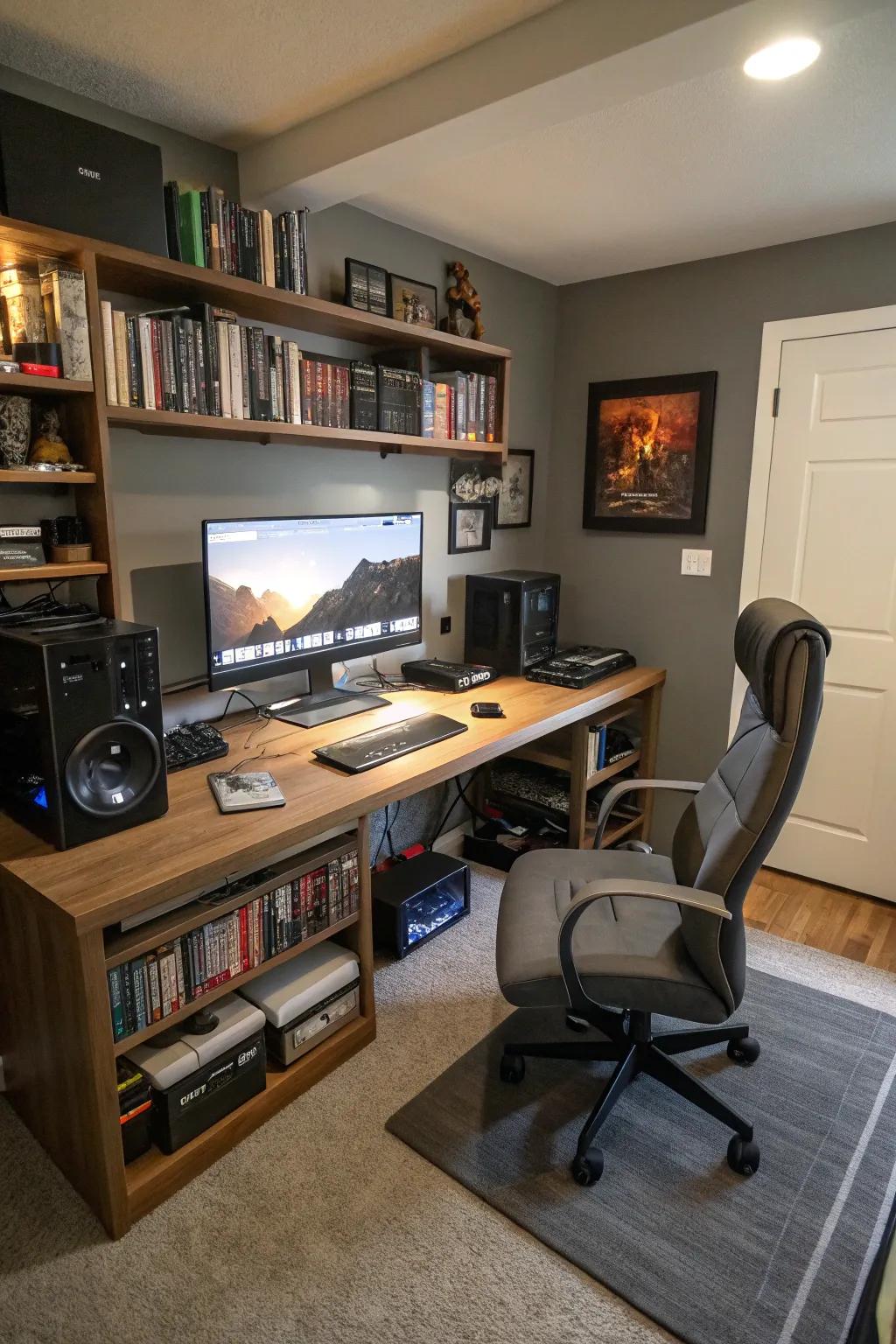 Integrated tech creates a seamless blend of work and play.