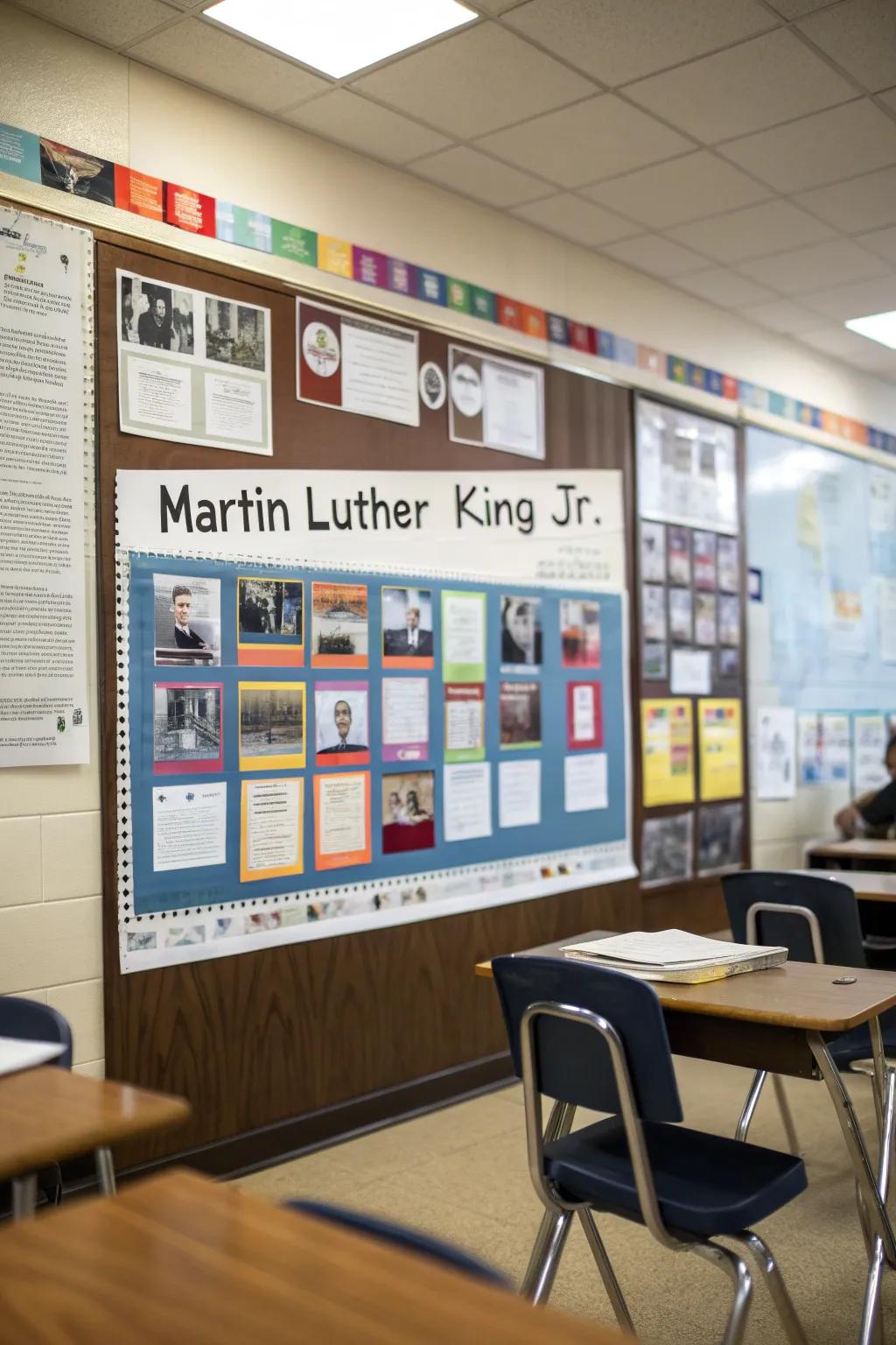A historical timeline of MLK's life educates and inspires.