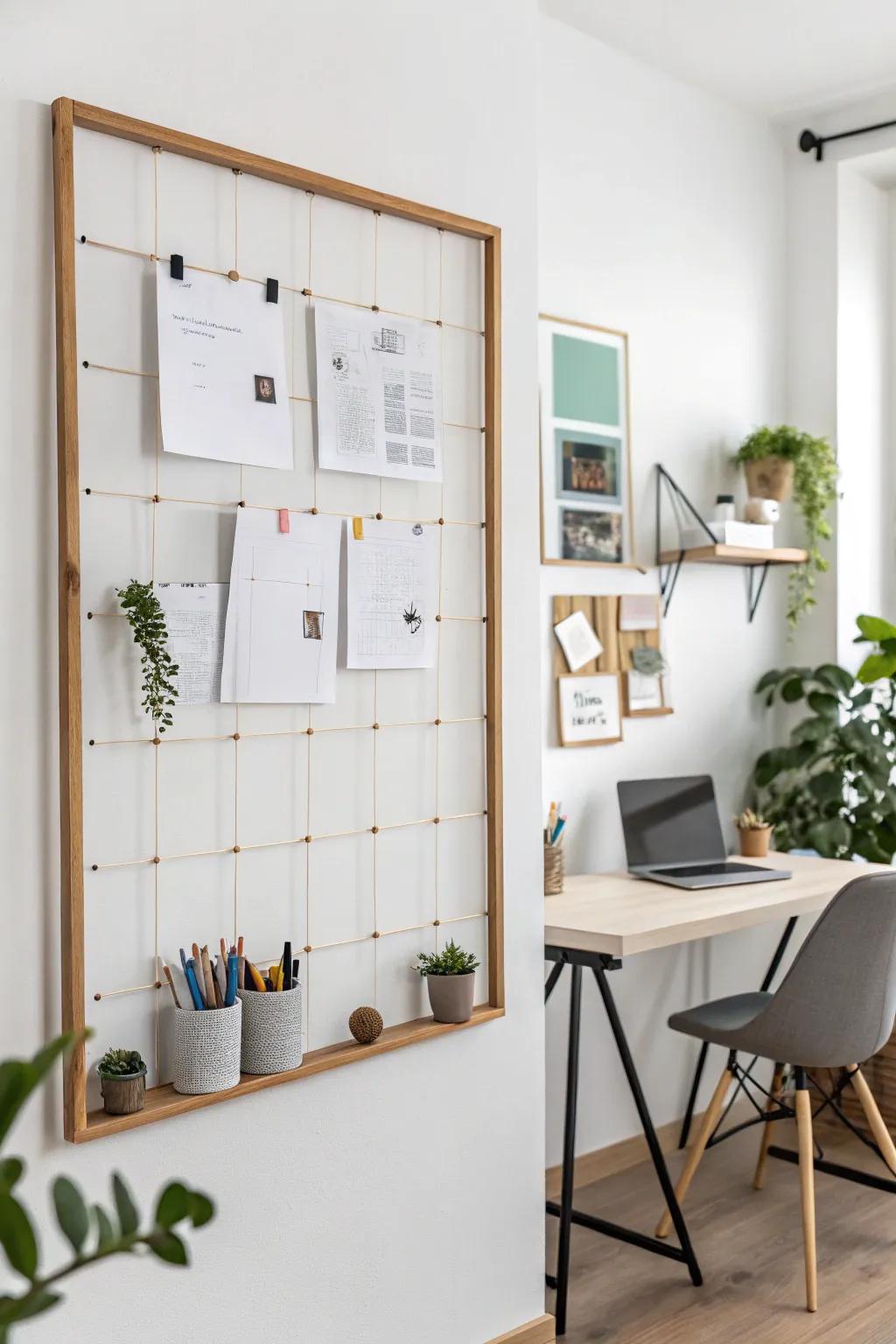 Minimalist frameworks ensure your bulletin board remains stylish yet subtle.