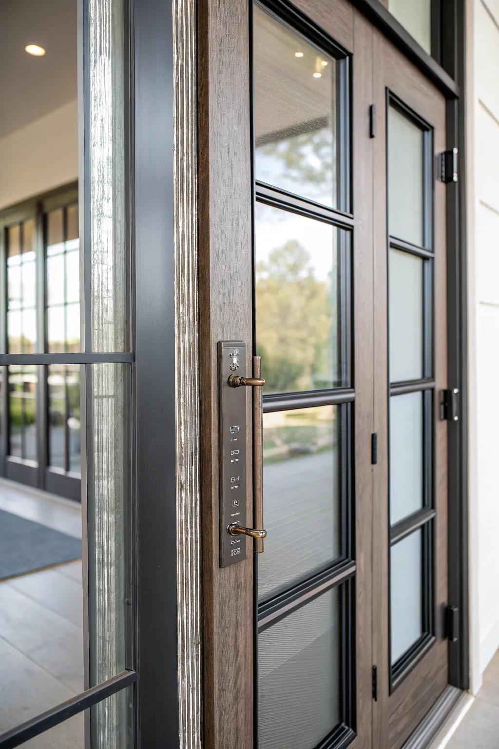 A medley of materials in frames generates a uniquely modern vibe.