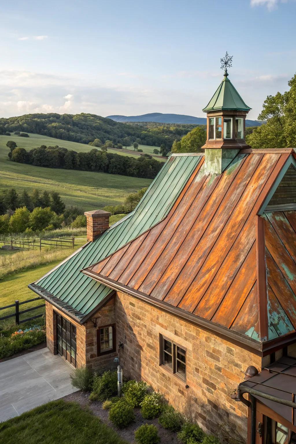 Timeless beauty: A sienna roof that matures with elegance and appeal.