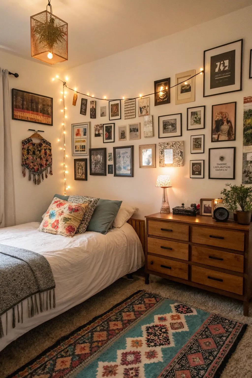 Personal decor items infuse the room with your personality.