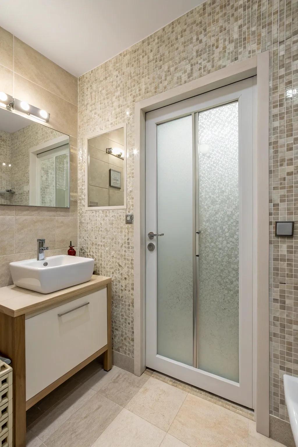 Embrace simplicity with minimalist and modern mosaic styles.