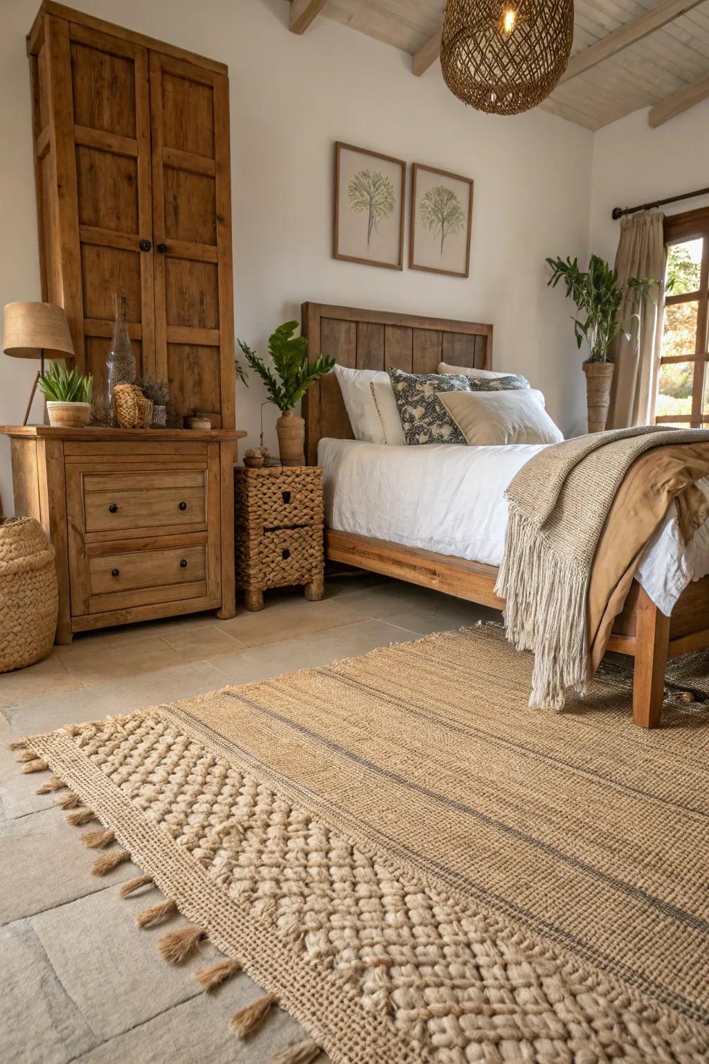 Natural fiber carpets offer a sustainable and stylish choice.