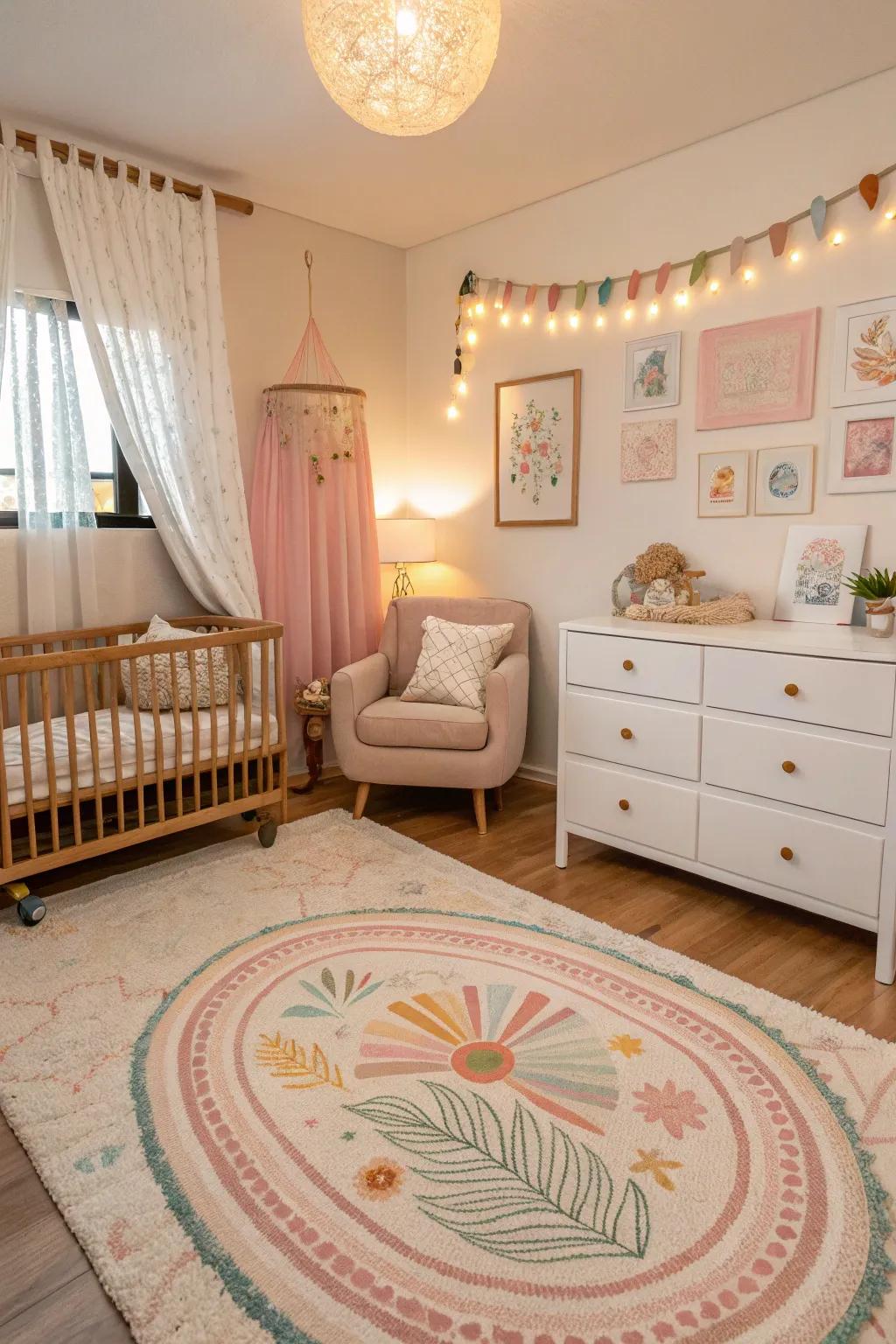 Cohesive design is essential in a well-styled nursery.