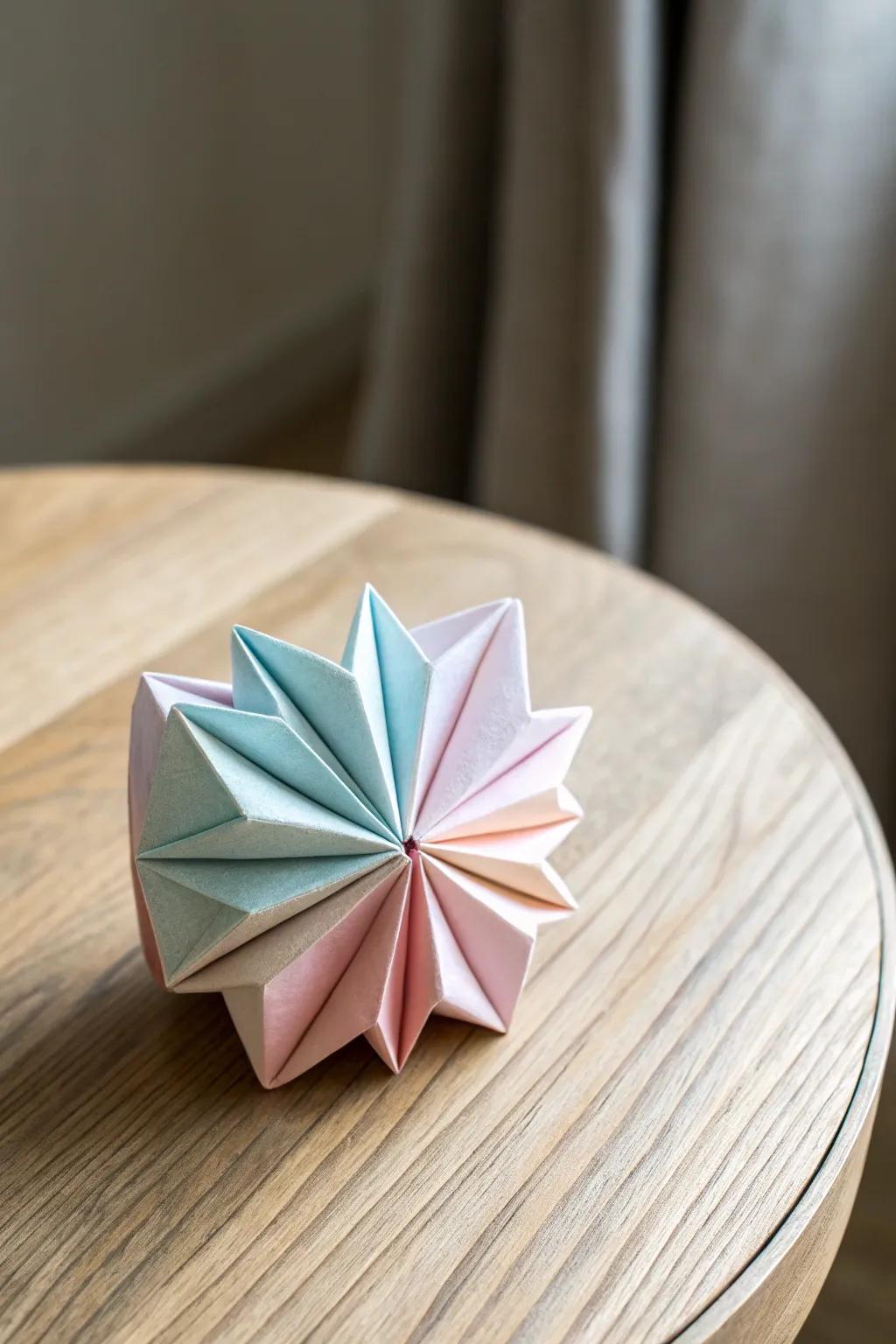 Experience calm and imagination with this beautifully designed paper piece.