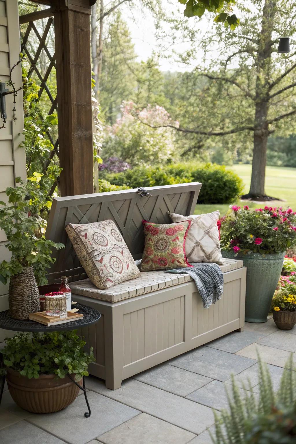Storage benches deliver seating and space-saving storage solutions.