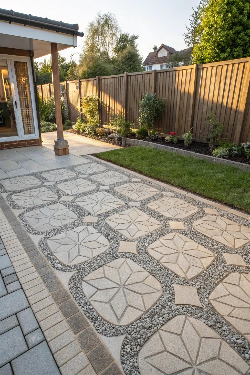 A striking geometrical pattern improves both style and function.