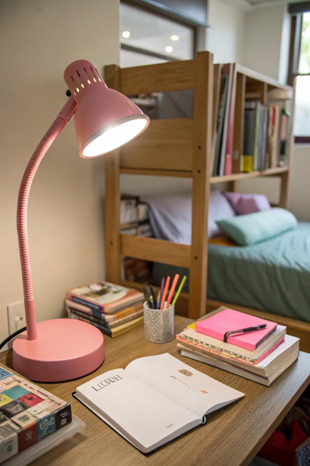 A chic study space enhances productivity and style.