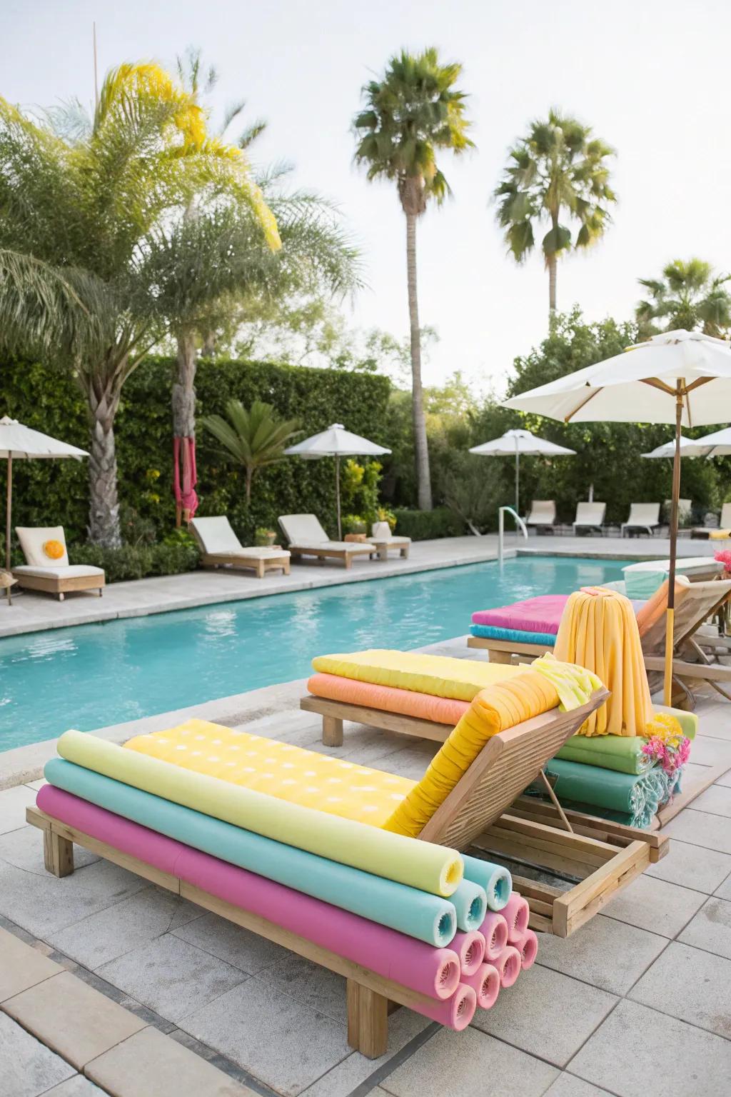 Aquatic assistance loungers furnish supplementary seating by means of a pleasurable alteration.