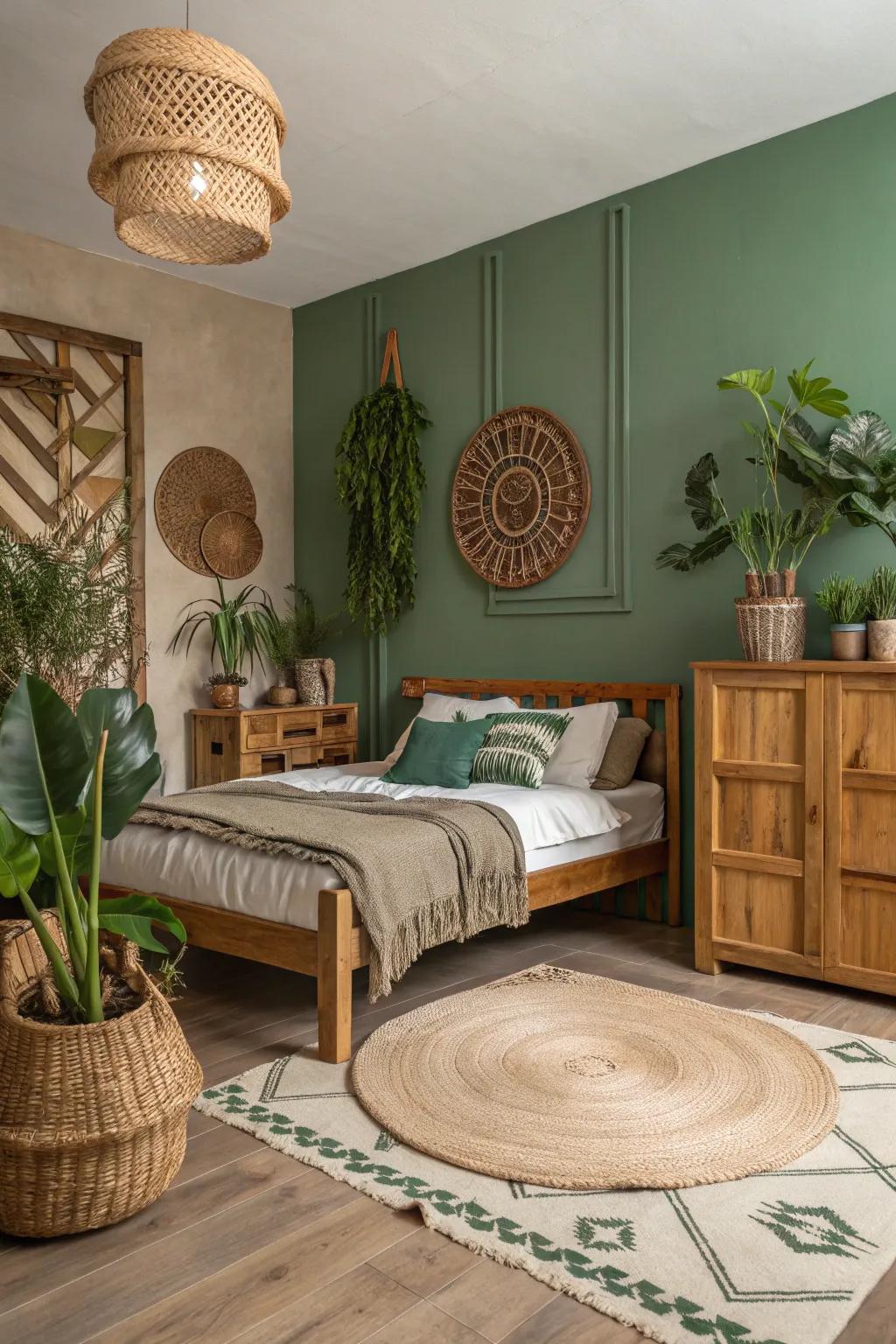 Organic hues cultivate a tranquil and soothing ambiance.