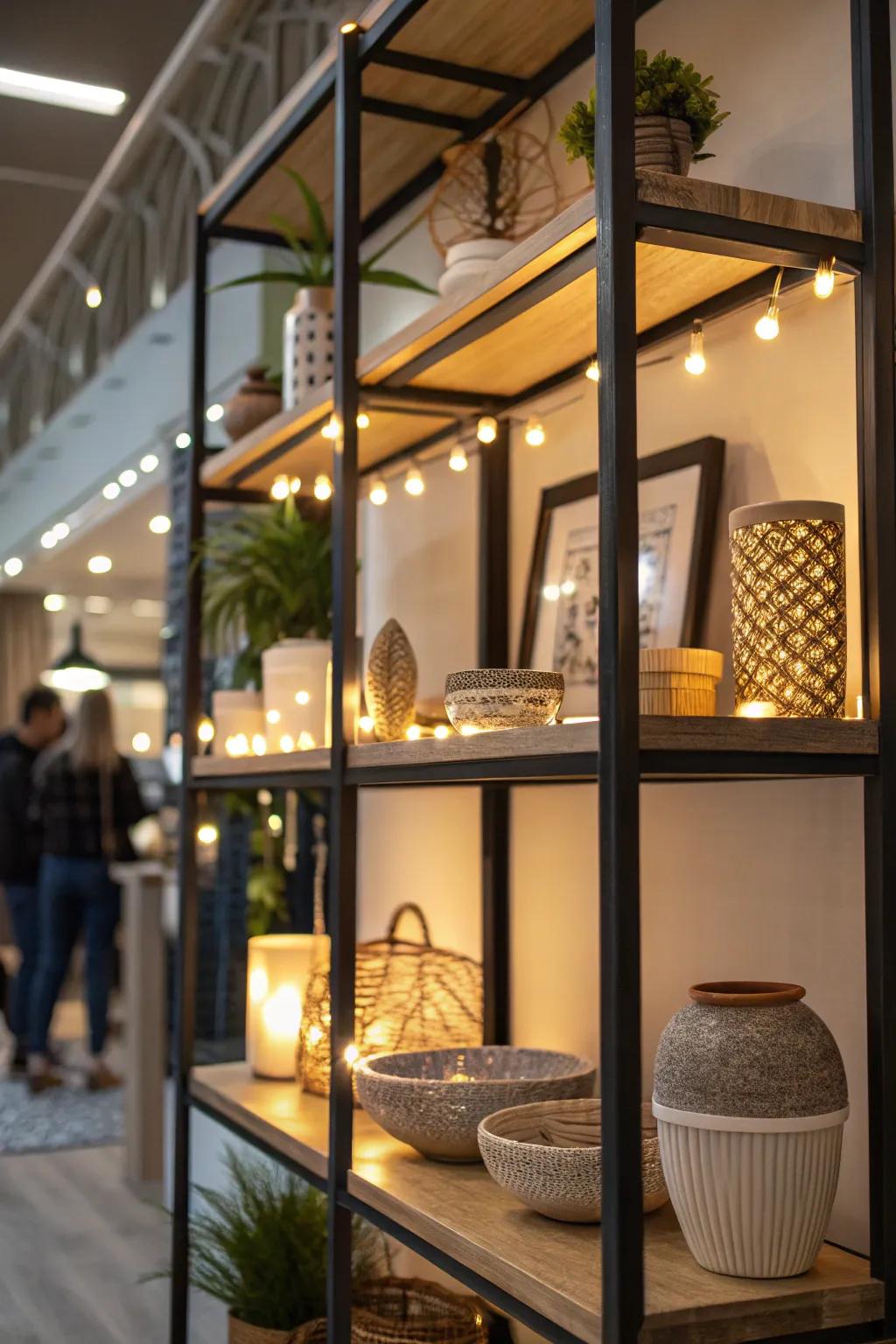 Impart depth and dimension through LED accent illumination.