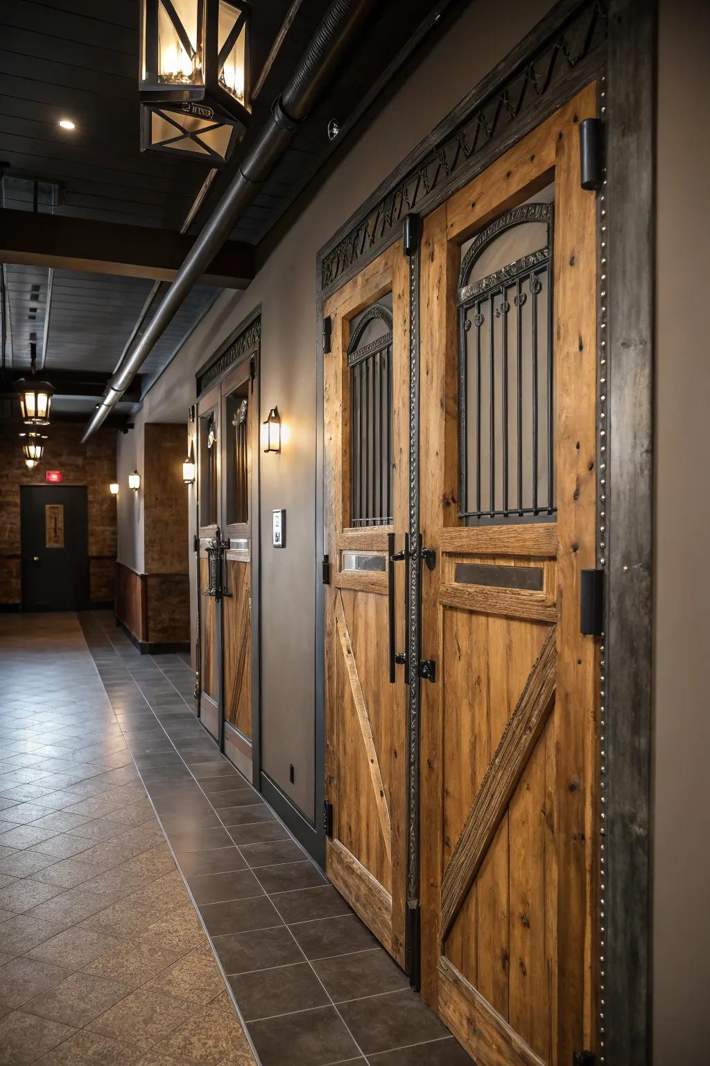 A seamless merge of rustic and modern influences.