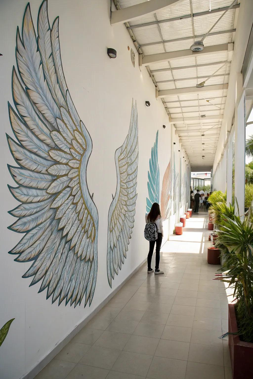 Interactive art installations add whimsy to your photos.