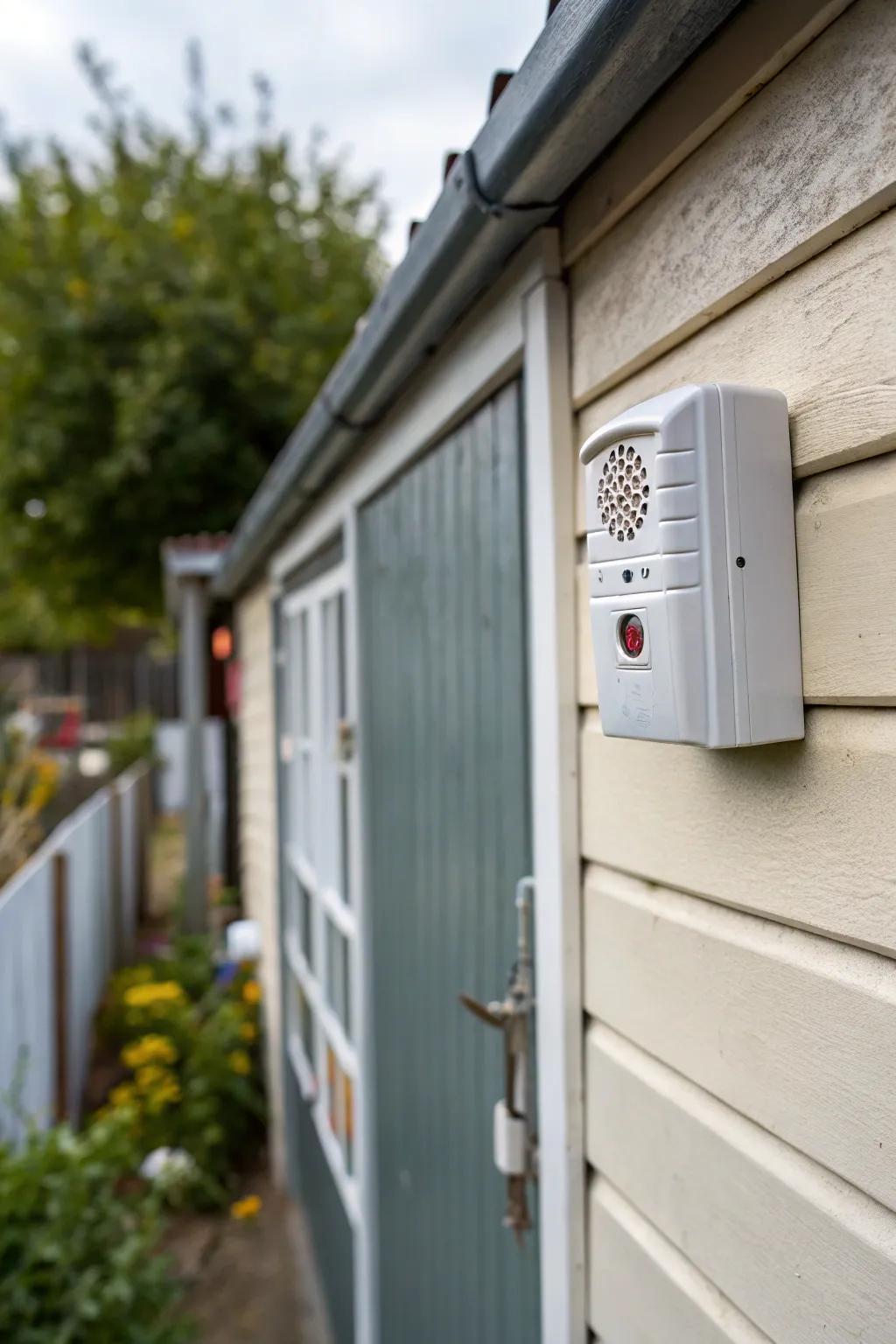 An alarm system delivers watchful protection against unlawful access.