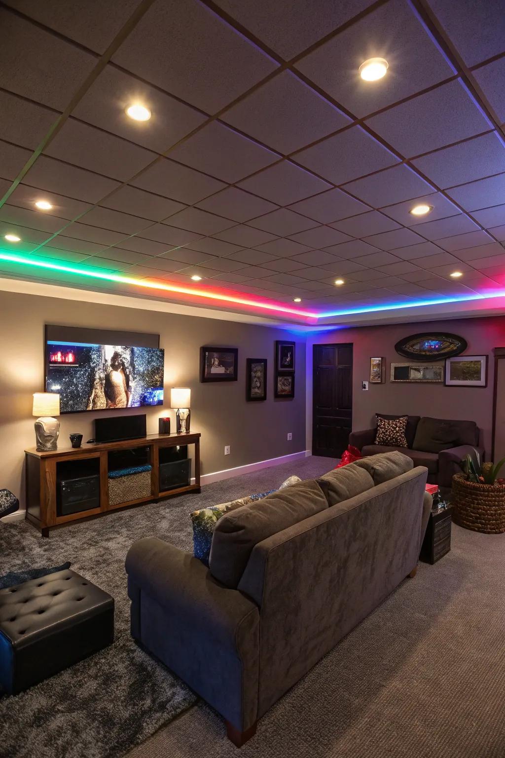 Creative lighting can transform the feel and vibe of your space.