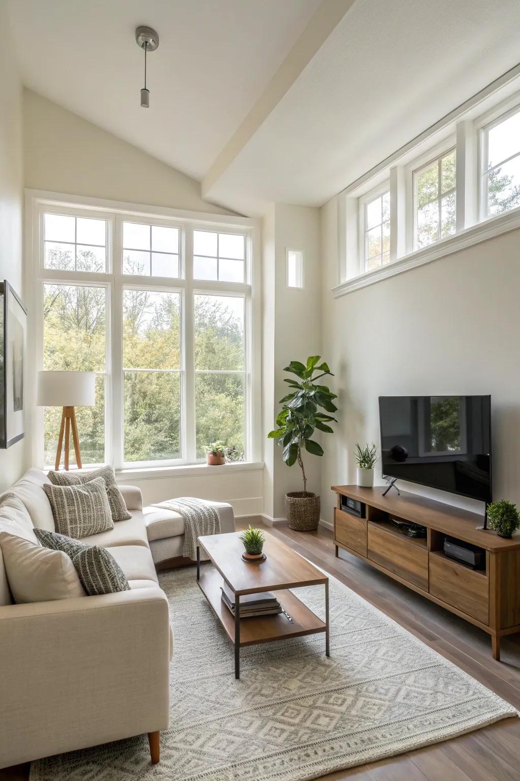 An uncluttered layout enhances your space.