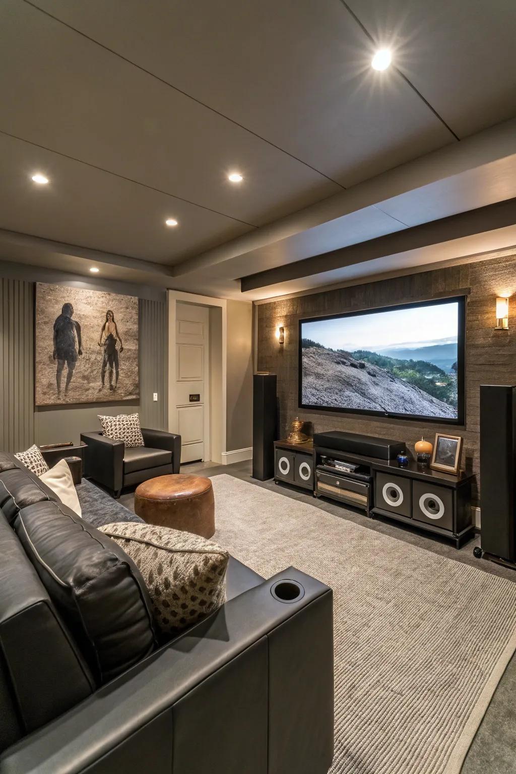 Surround sound immerses you in the action.