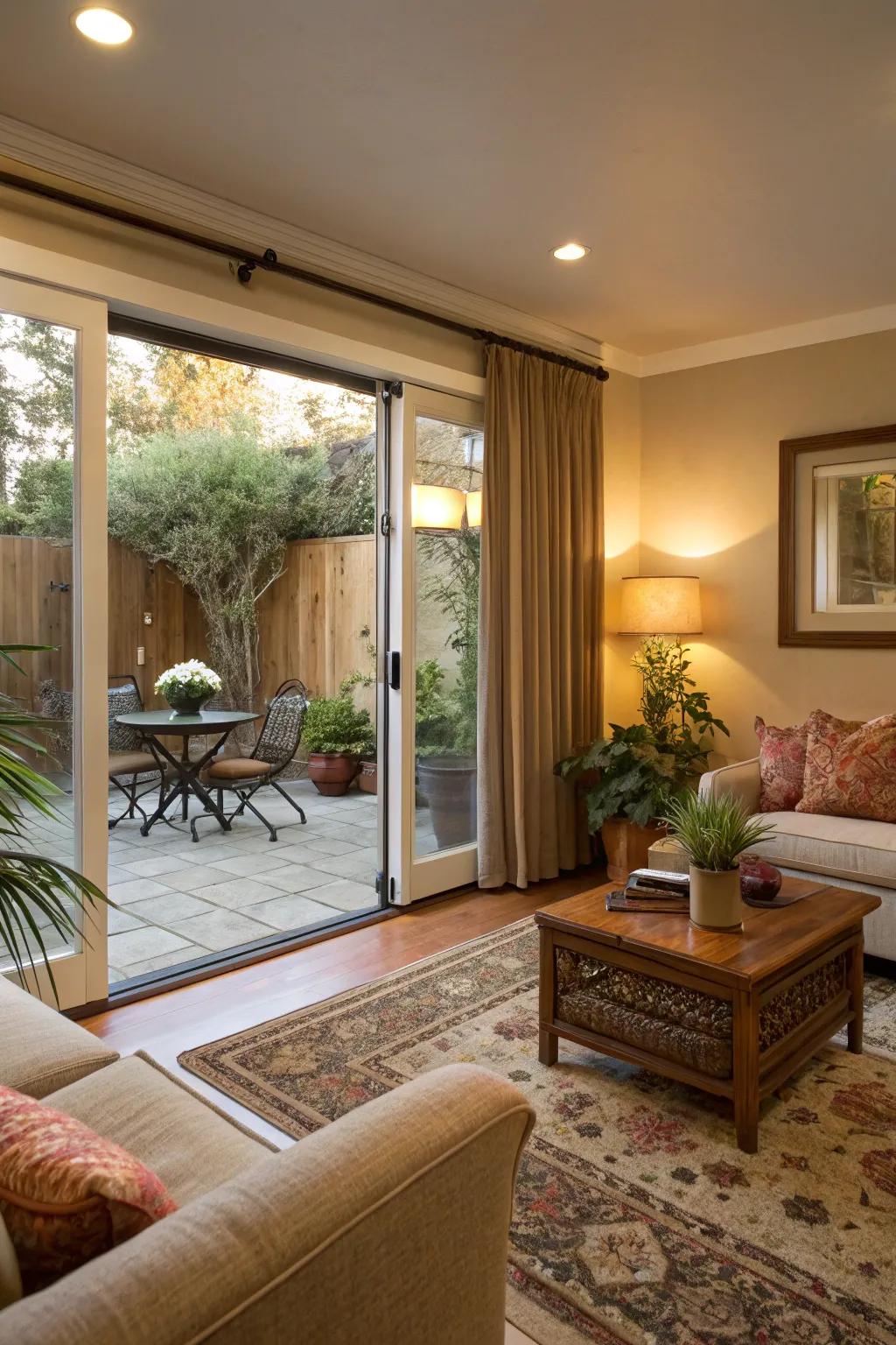Seamless integration of indoor and outdoor areas.