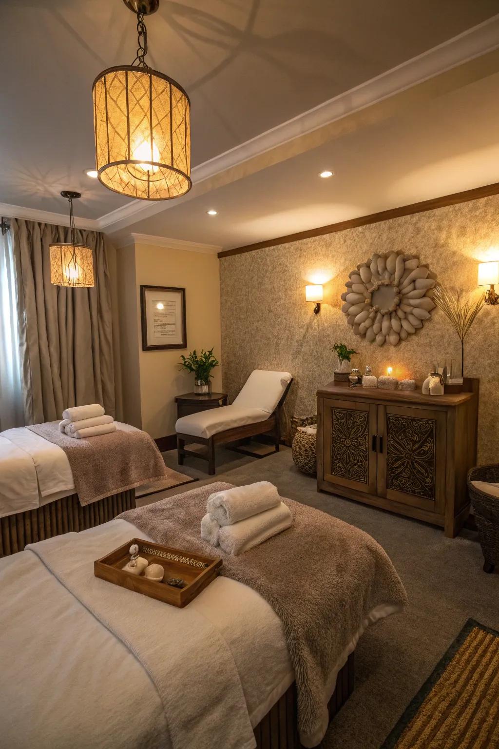 Establish the mood with creative illumination options.