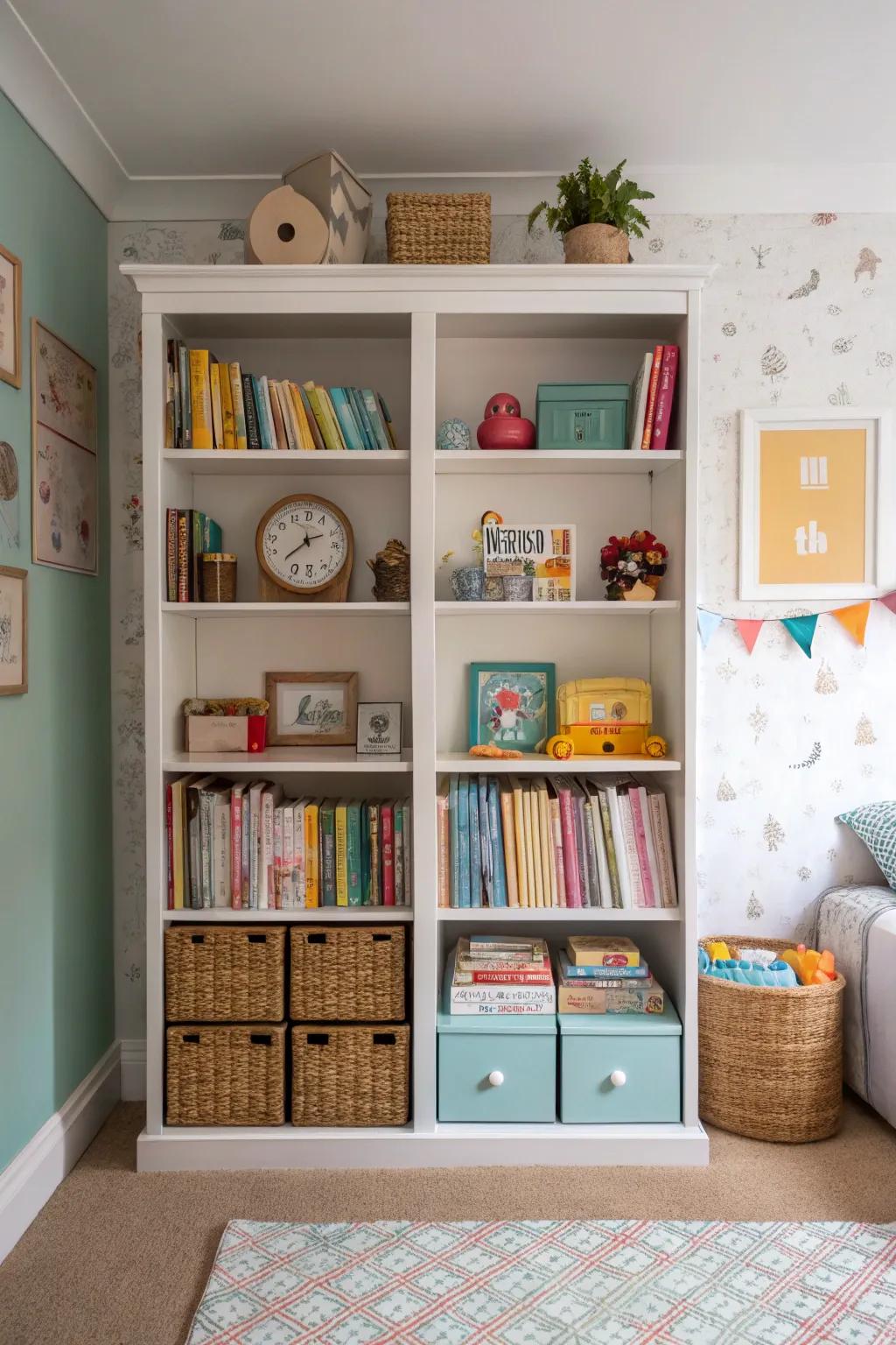 Shared storage promotes unity, blending individual needs within a communal setting.