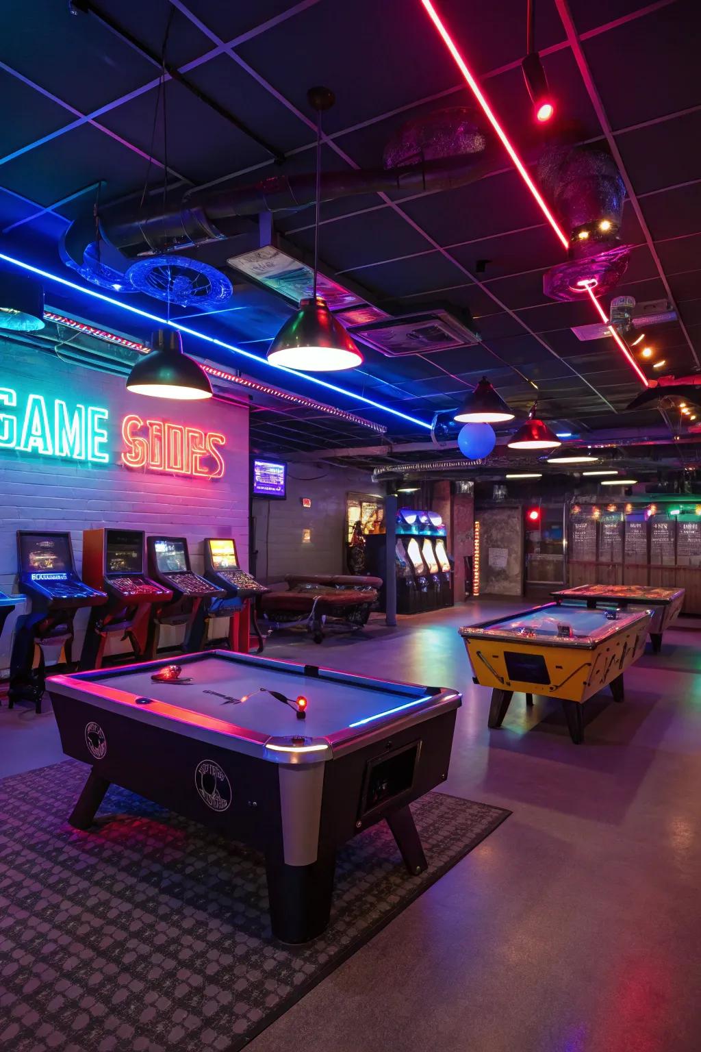 Dynamic lighting will transform the space.