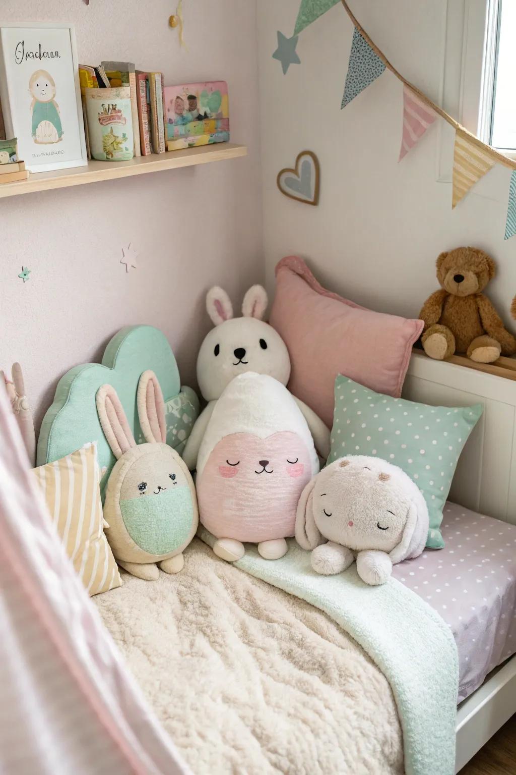 Sustainable and snuggly companions for little ones.