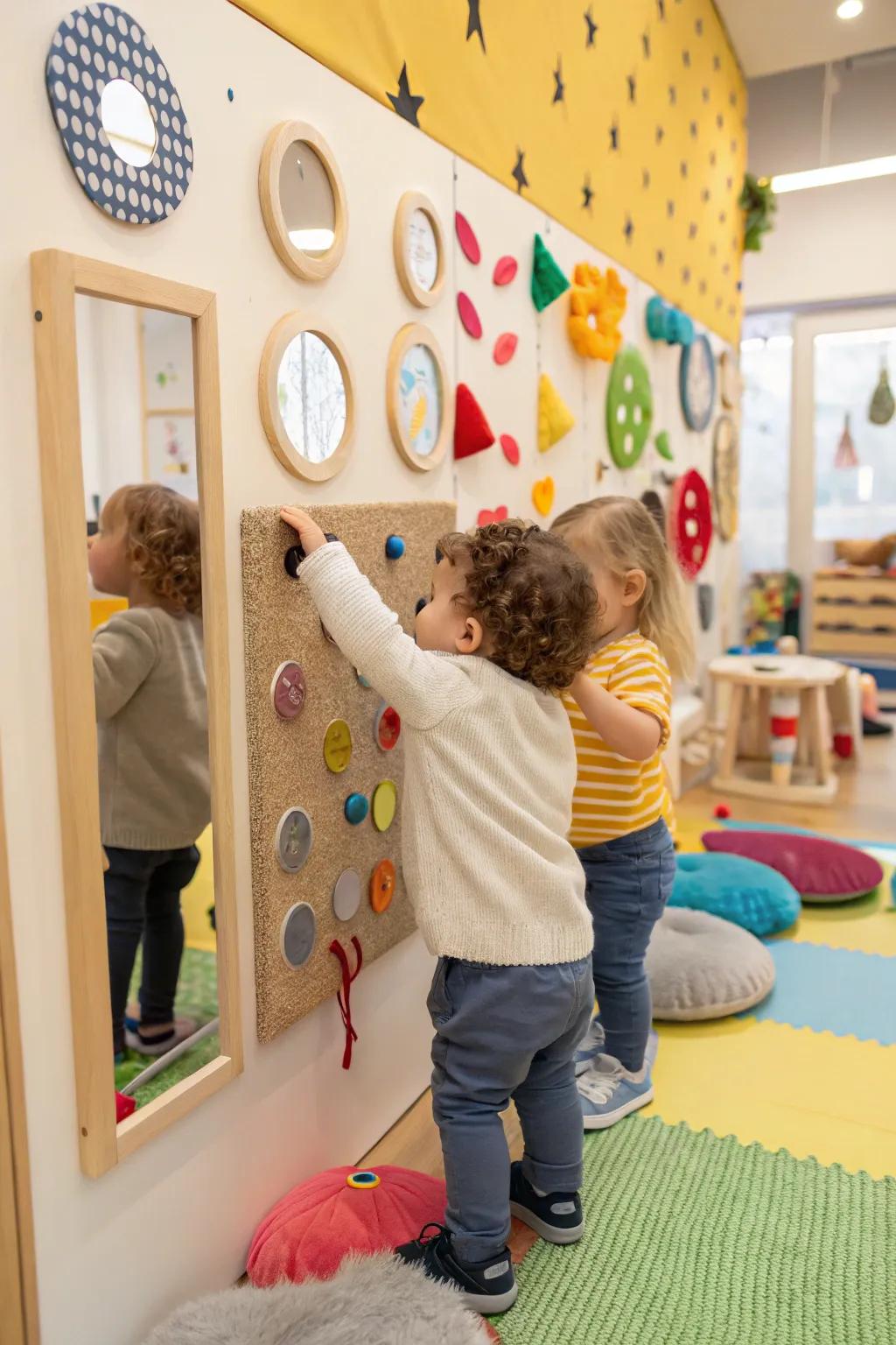Awaken the senses with a dynamic interactive wall.
