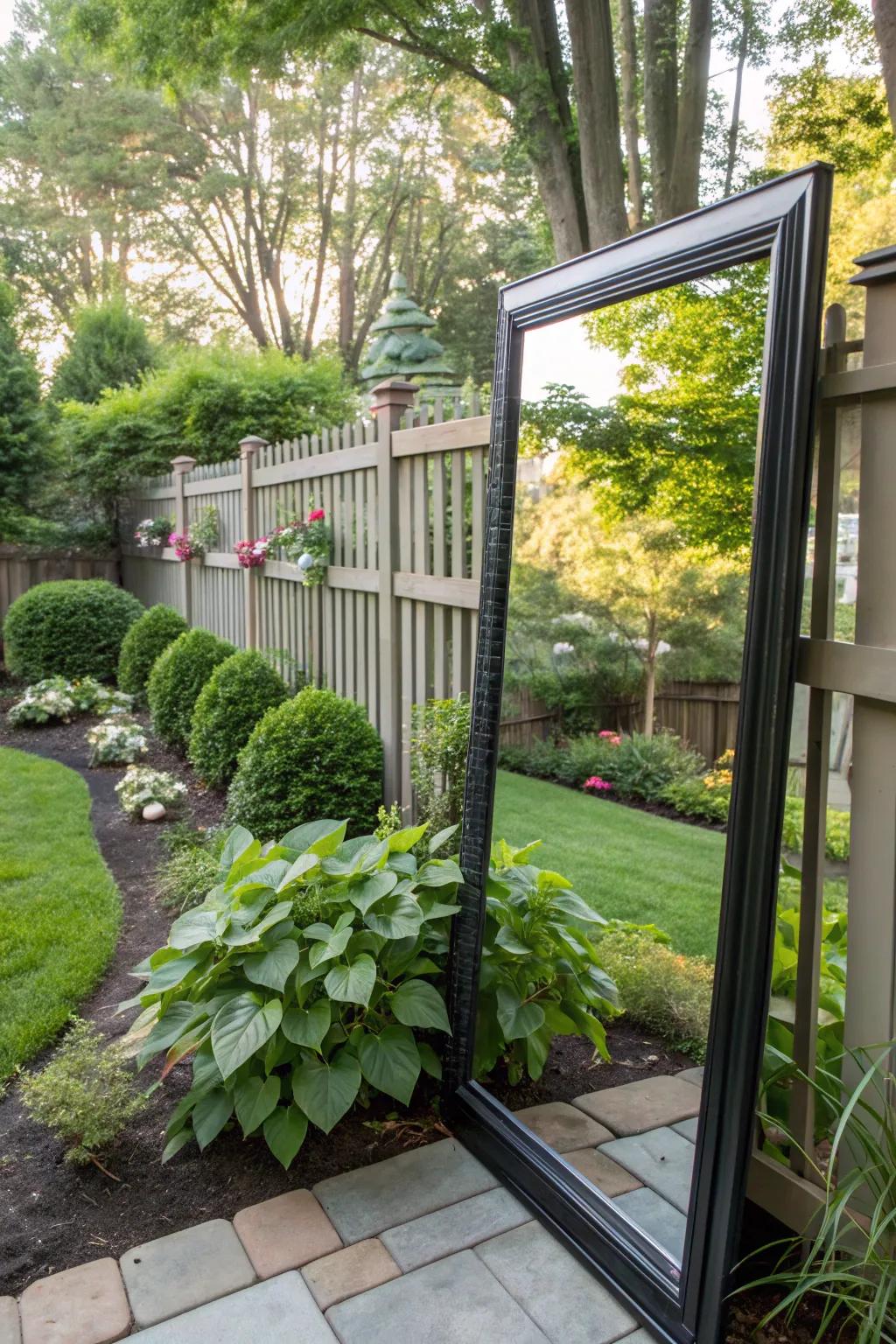 Double your greenery with strategic reflectors.