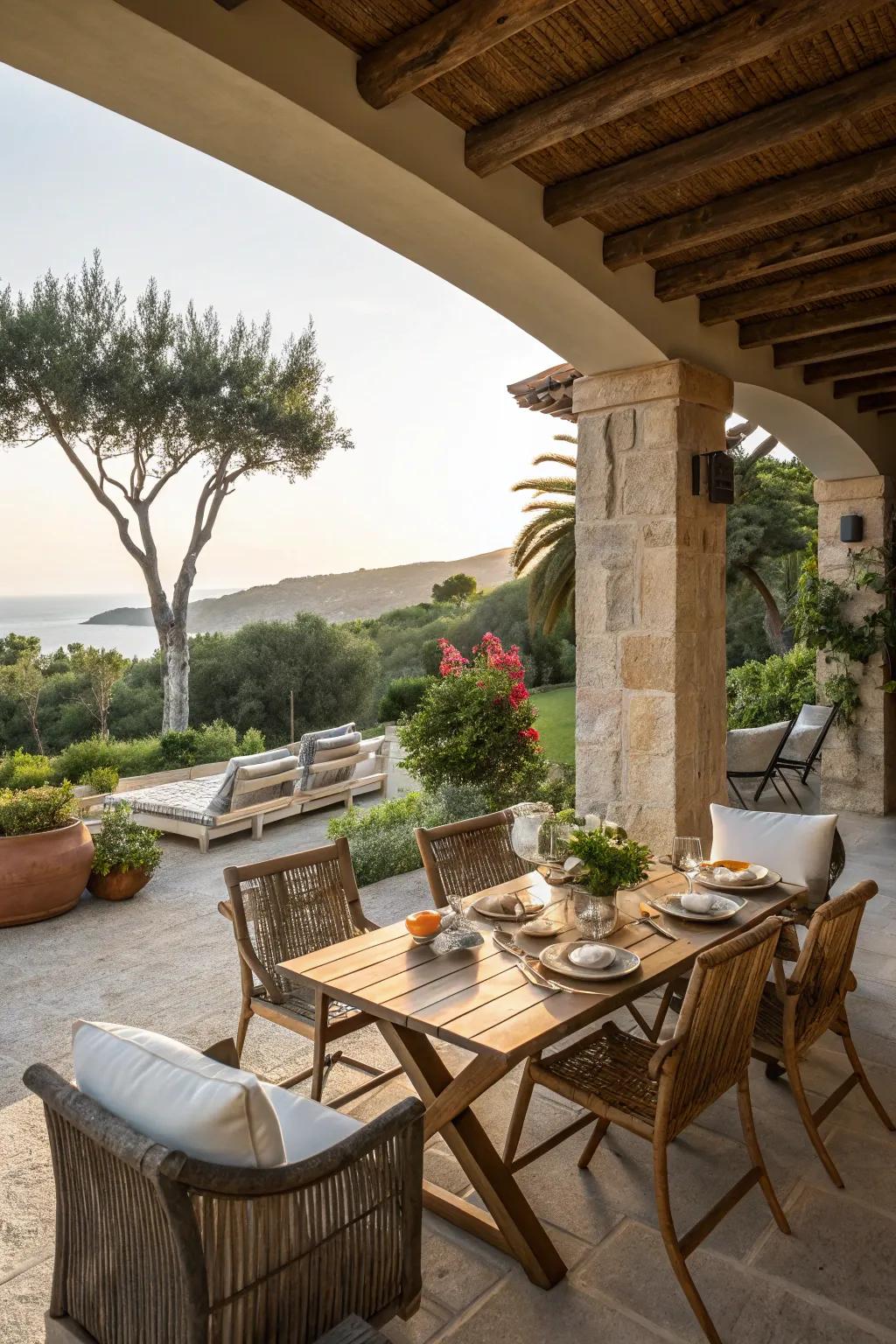 External spaces boost relaxation and leisure.