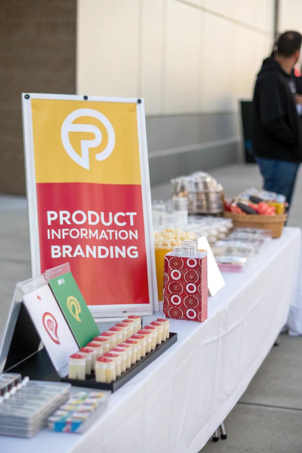 Clear signage helps convey important information to potential customers.