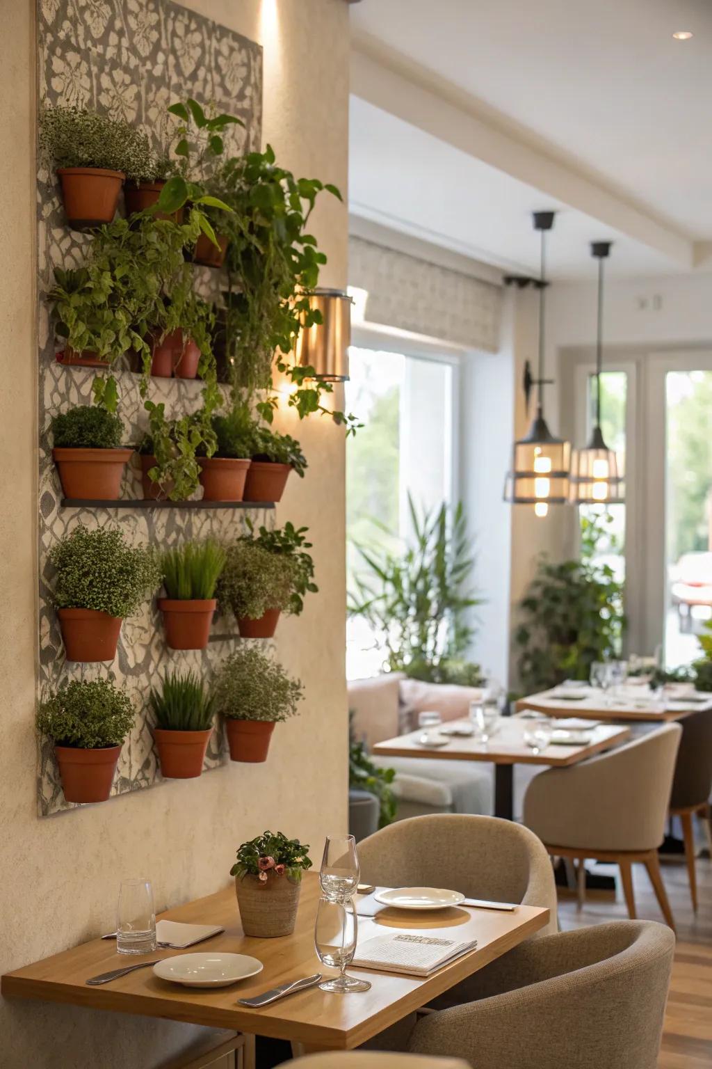 Grouped plant compositions amplify lushness and dimension.