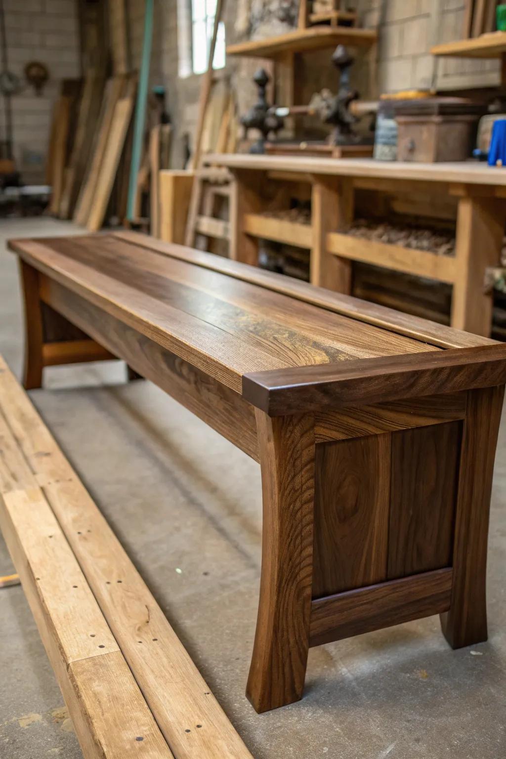 Elevate your space with the timeless elegance of handcrafted woodworking.