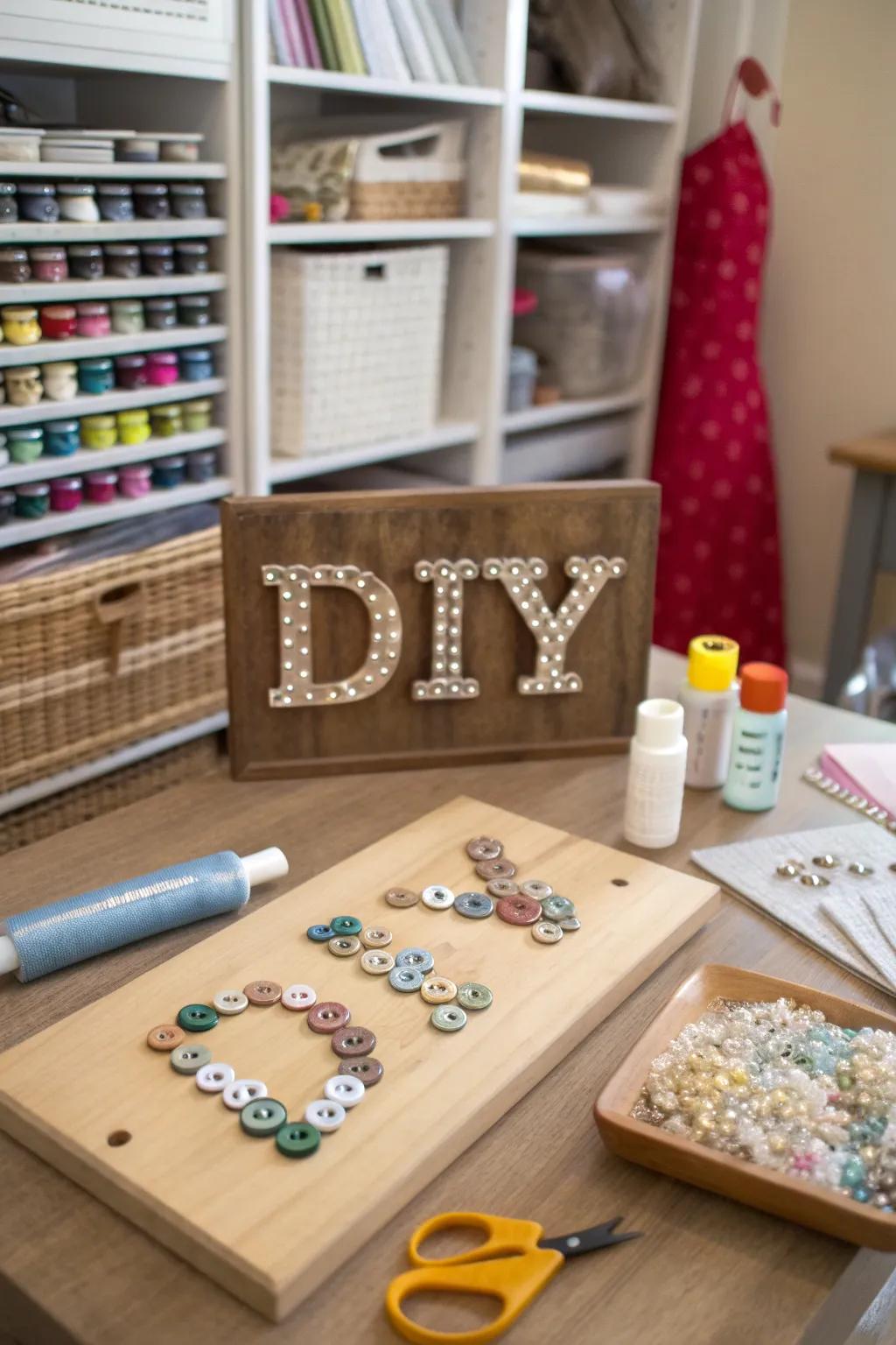 DIY projects personalize your space uniquely.
