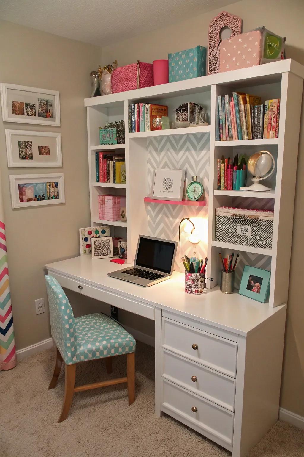 Functional furniture meets both current and future needs.