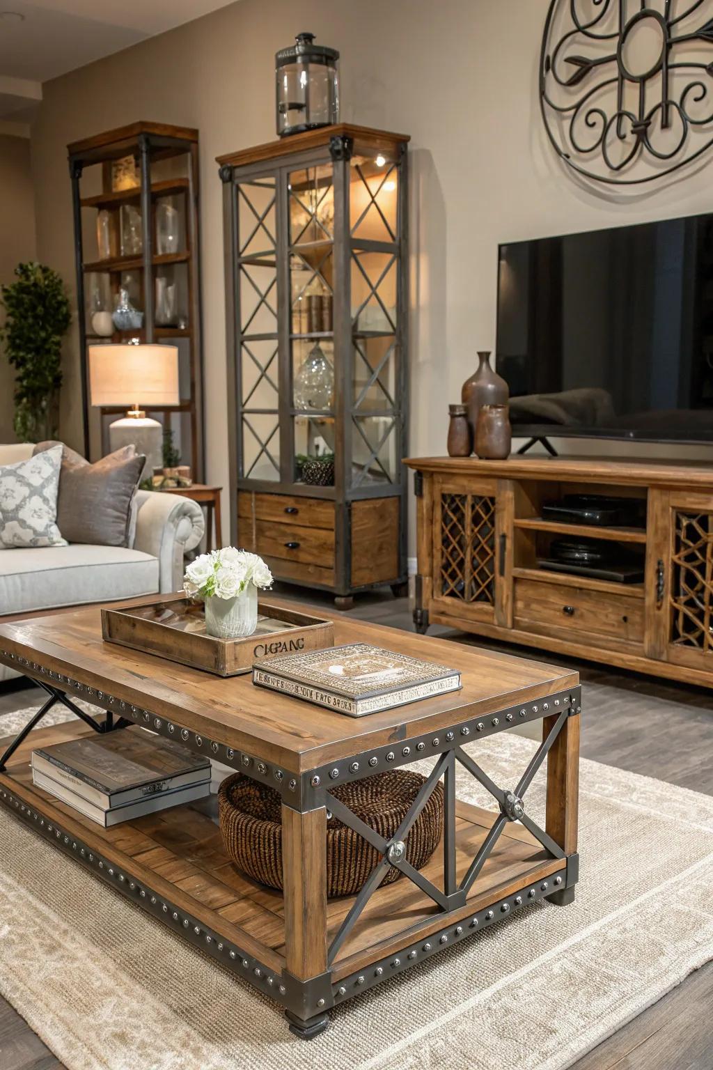 Blended resources fashion a luxurious, layered aesthetic.